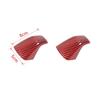 Red Carbon Fiber Rear Ceiling Roof Hook Cover Trim Fits Dodge Challenger 2015+ a