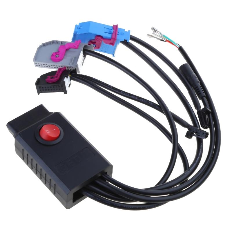 Эффективный кабель MQB Cluster 12 В, силовой тестовый кабель, универсальный тестовый кабель 12 В, прочный для приборных панелей транспортных средств