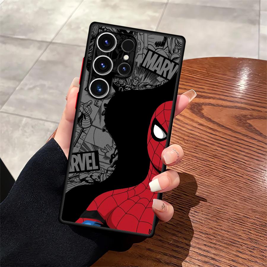 Чехол для Samsung Galaxy S26 S22 S23 FE S20 S25 Ultra S21 S24 Plus Note 20 10+ Funda Чехол для телефона Marvels Человек-паук Веном
