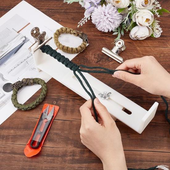 Регулируемый станок для плетения браслетов, рама для плетения браслетов, станок для ручного вязания браслетов своими руками для начинающих, для изготовления браслетов, шнурков, брелоков