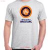 Uww United World Wrestling Футболка Винтажная Стирка Универсальная Унисекс Мода Графика Мужская Удобная Эластичная Повседневная