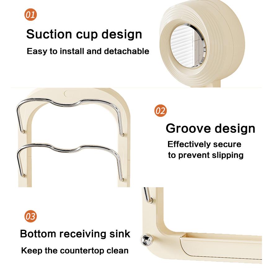 1 шт. Держатель крышки кастрюли на присоске, Настенный держатель крышки кастрюли, Кухонная полка для хранения без сверления, Многоцелевая полка для хранения, Подставка для разделочной доски, Мульти