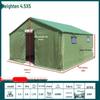 Heavy-Duty Canvas Tent for Construction, Emergency, and Disaster Relief - Rainproof, Cold Protection, Insulated for Warmth