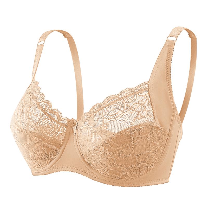 Plus Size Women Bra Sexy Lace Bra Female Underwear Women Top Bra Sexy Lingerie Lace Brassiere With Underwire E F Cup