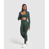 Gymshark Куртка Vital Seamless 2.0 Midi Zip Up Woodland Green Marl B5a9q Ebtf
