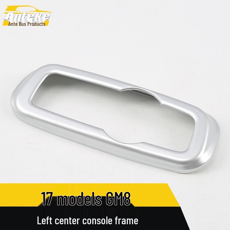 17 GM8 Electroplated Center Console Headlight Control Sticker Frame