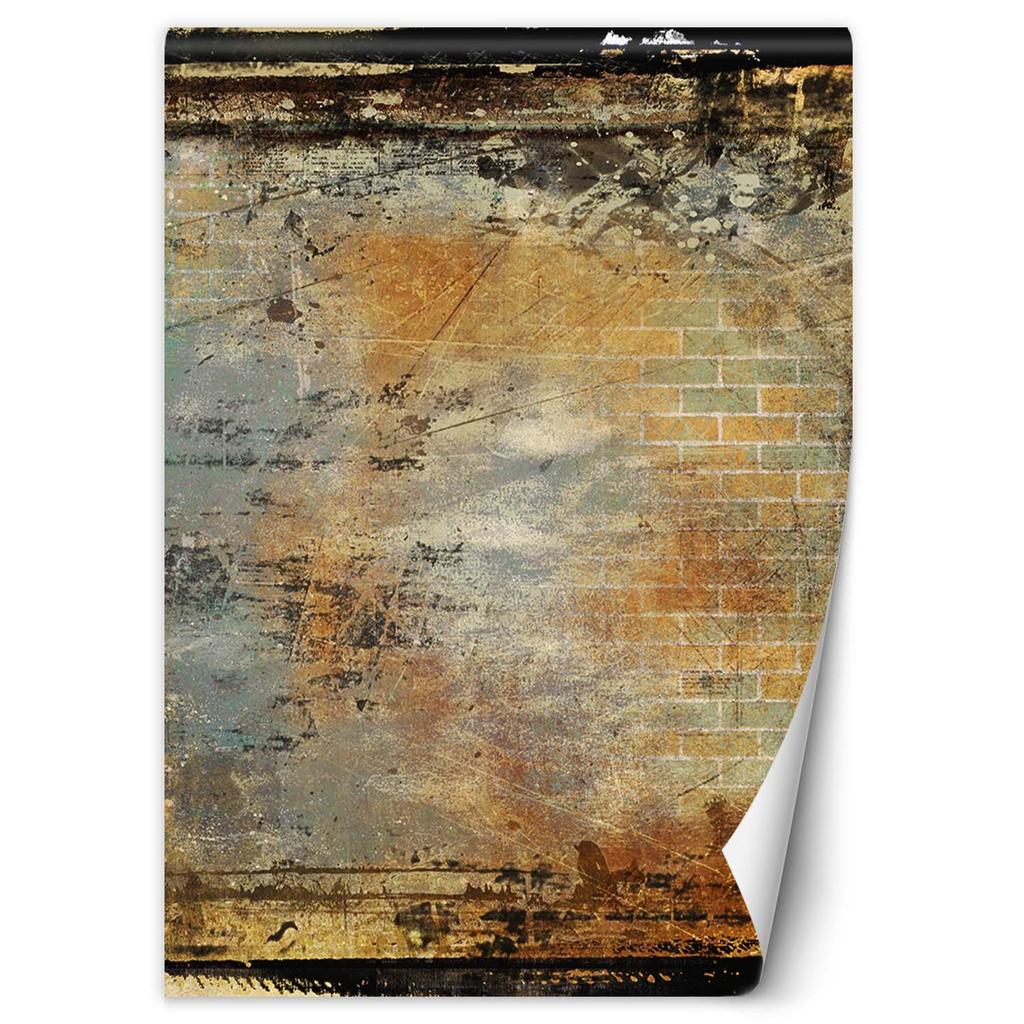 Wallpaper Old Concrete Texture Brown Loft
