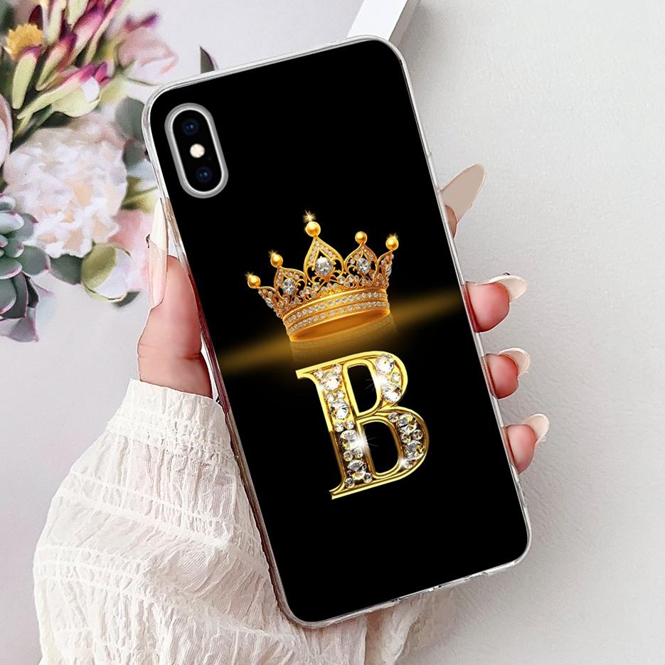 For Apple iPhone X XR XS Max Case New Letters Cover Clear Silicone Soft TPU Phone Case For Apple iPhone XS Max iPhoneX XR Fundas