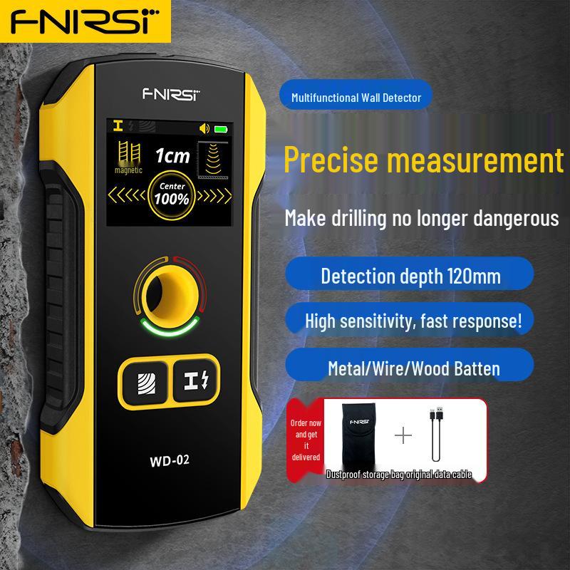 FNIRSI WD-02 Высокоточный многофункциональный детектор стен для проводов, металла и арматуры