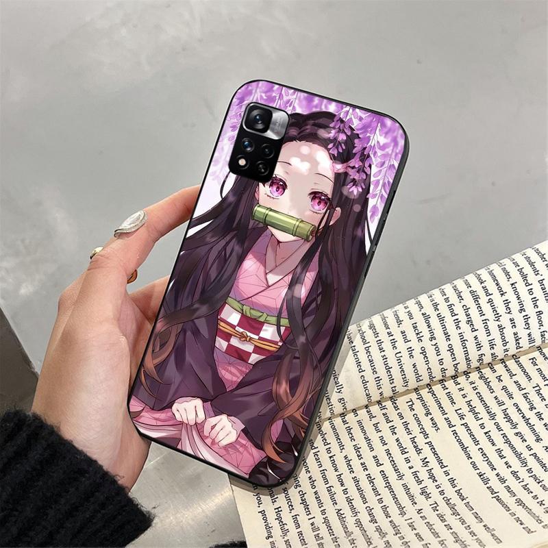 Nezuko Demon Slayer Phone Case For Xiaomi Redmi note 13 12 Pro 11S 11 10 Pro 10S 12S Redmi 10 9C 13C