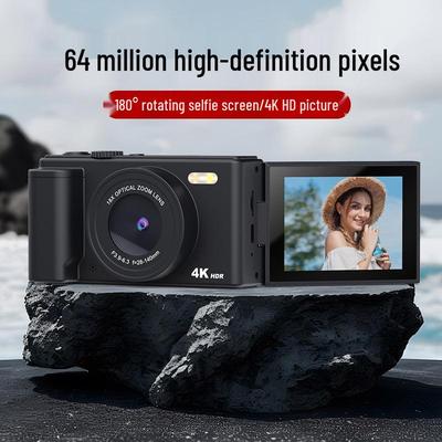 2,8-дюймовая беззеркальная камера HD с откидным экраном на 180° для уличного влогинга и использования студентами