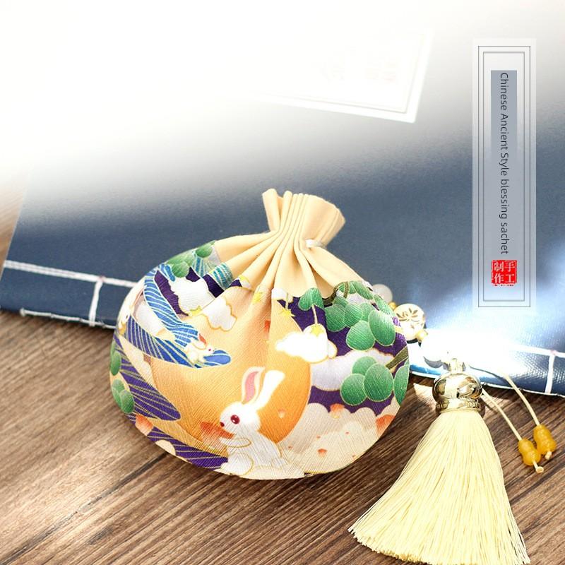Dragon Boat Festival Sachet Perfume Bag Bag Small Pendant Blessing Pouch Accessories Carry Creative Archaistic Tassel Silk Bag Cloth Bag
