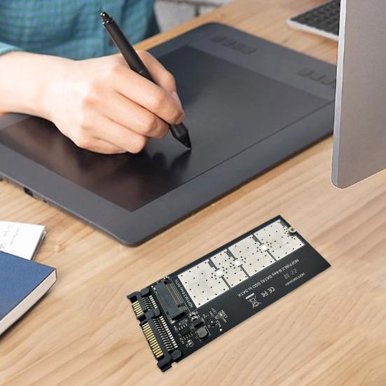 Карта-адаптер M.2 NGFF на SATA с отверткой B Key Конвертер SSD NGFF M.2 на 2,5-дюймовую плату-адаптер SATA III для NGFF M.2 2280 2260 2242 2230 SSD