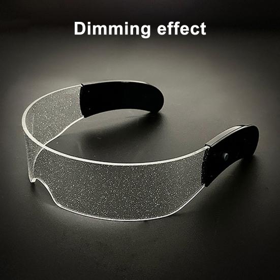 LED Light Up Glasses Neon Sunglasses Glow-in-the-dark Party Favors for Nightclub DJ Dance Music Rave Accessories