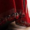 Винтажное Цветочное Полотенце для Дивана Роскошный Шенилл Противоцарапающая Накидка на Диван Мягкое и Удобное Одеяло для Домашнего Офиса