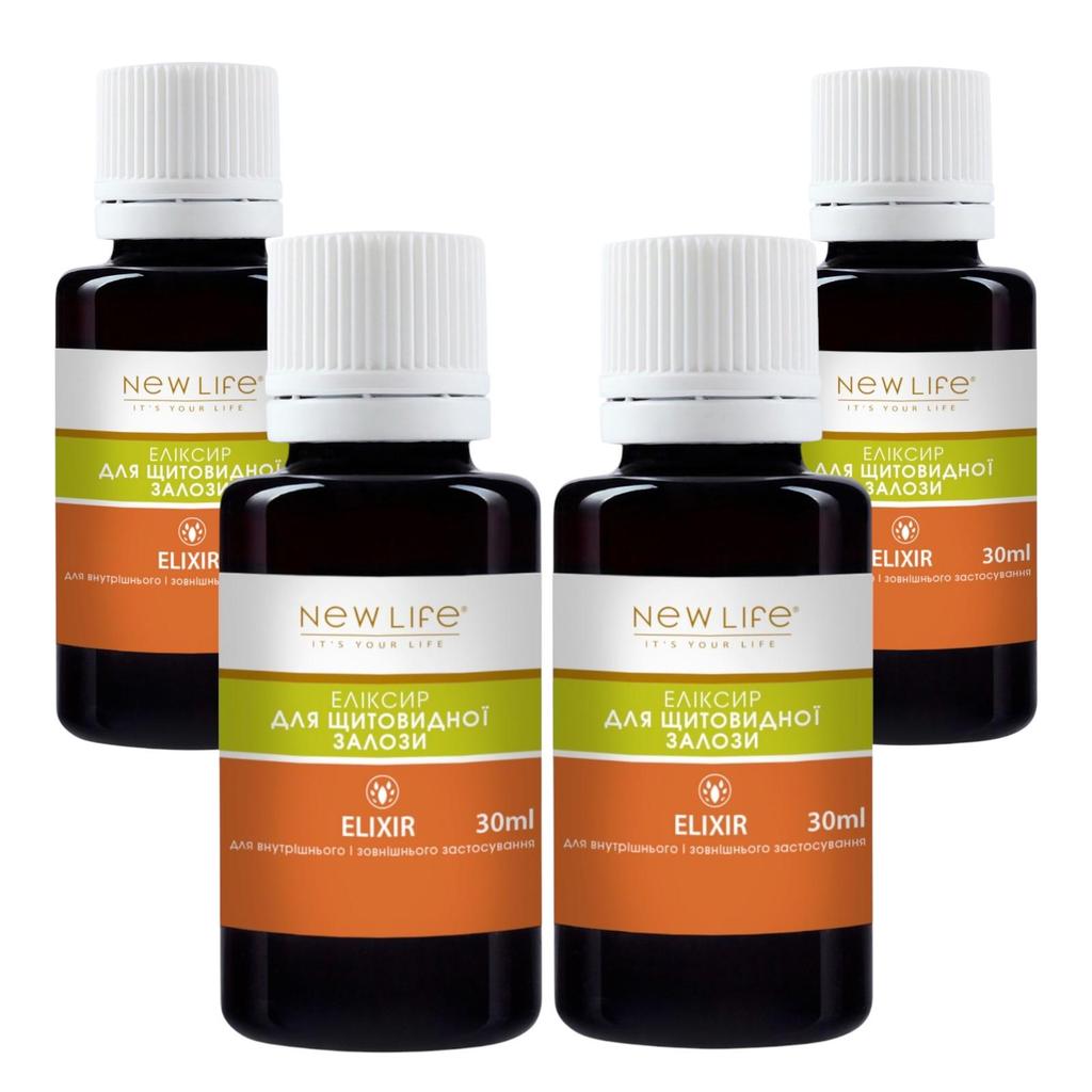 Эликсир для Щитовидной Железы на Травах Диетическая Добавка New Life