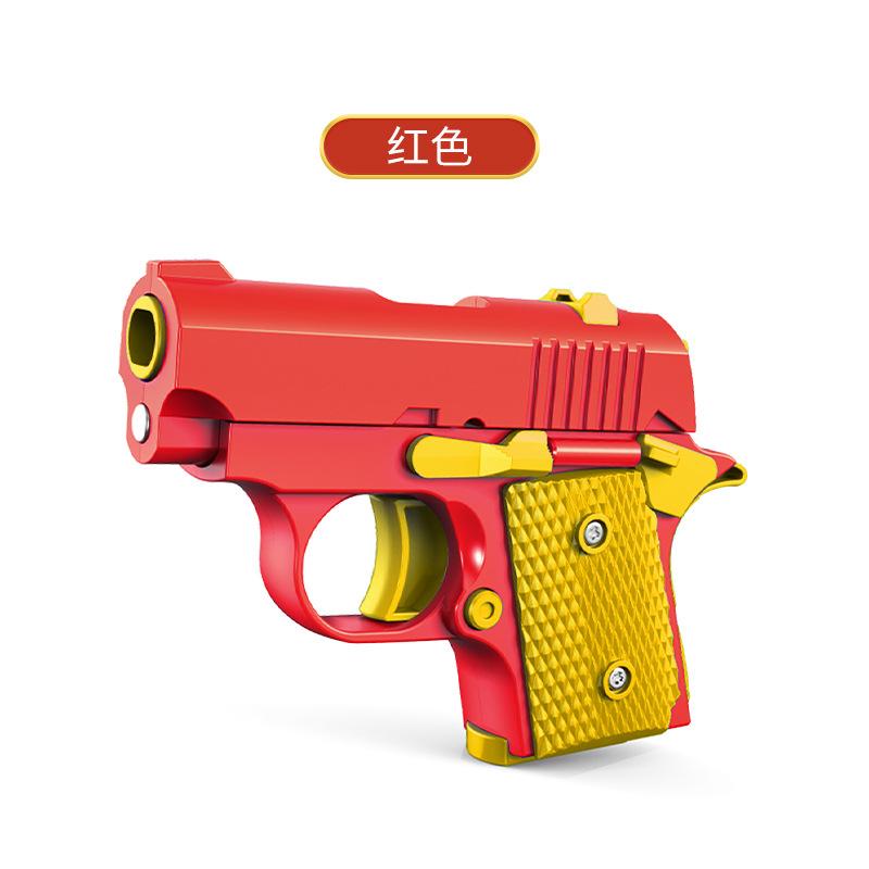 New Strange Toy Radish Gun M1911 Toy Gun, Gravity Reloading Radish Gun Toy 3D Printed Small Pistol
