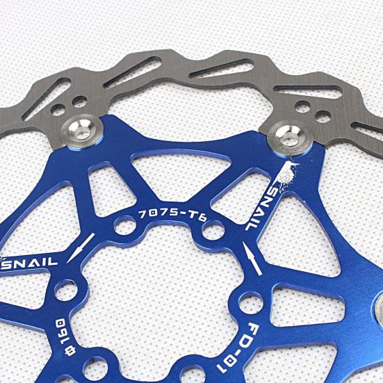 Bicycle Brake Disc Practical Heat Dissipation 6 Bolt Pattern Stainless Steel Disc Brake Rotor Outdoors Supplies