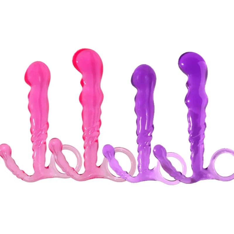 Мягкая анальная пробка для ягодиц, массажер простаты, взрослая гей-анальная пробка для пениса, стимулятор точки G, секс-игрушки для мужчин и женщин