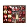 Valery Madelyn Christmas Set of Cute Christmas Tree Hanging Day Store Santa Gorgeous Red Ornaments, 40, Decorations, Ornaments, Valentine's