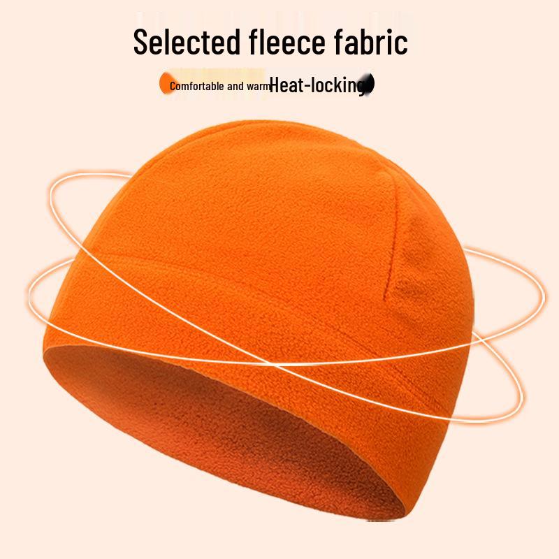 Мужская европейская и американская зимняя флисовая шапка для лыж и велоспорта