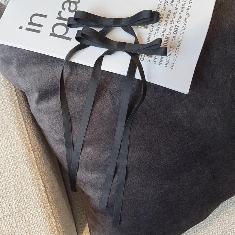 2Pcs Sweet Long Hairpins Ribbon Tassel Bowknot Hair Clip for Women Hair Braid Girl Party Barrettes Adult Headwear Accessories