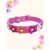 1pc Colorful Flower Decor Pet Collar, Lovely Dog Collar