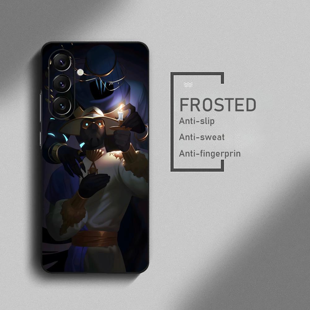 Valorant Game Cypher Cool Phone Case For Samsung Galaxy S25 S24 S23 S22 S21 S20 Plus Ultra Note20 Soft Black