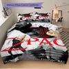 Rise Tupac'S Legacy Print 3Pcs Bedding Setduvet Cover With 2 Bedropillowcase Home Birthday Gift