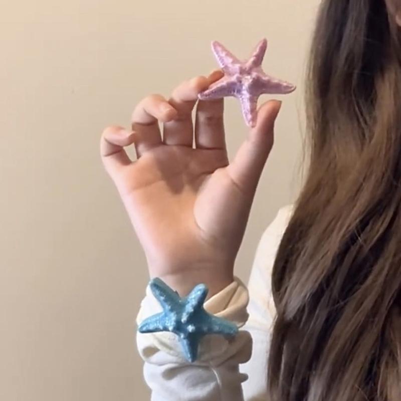 1 шт. Аксессуары для волос своими руками Элегантные заколки для волос в виде морской звезды для дам Заколки Летний пляжный отпуск Вечеринка Заколки