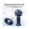 Handheld Fan, Portable Fan, USB Rechargeable Mini Fan, 5 Speed, Portable Fan Handheld with Power Display (Shenzhen Hailan)