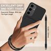 For Samsung Galaxy S24 Case Liquid Silicone Card Holder Phone Back Cover with Short Strap