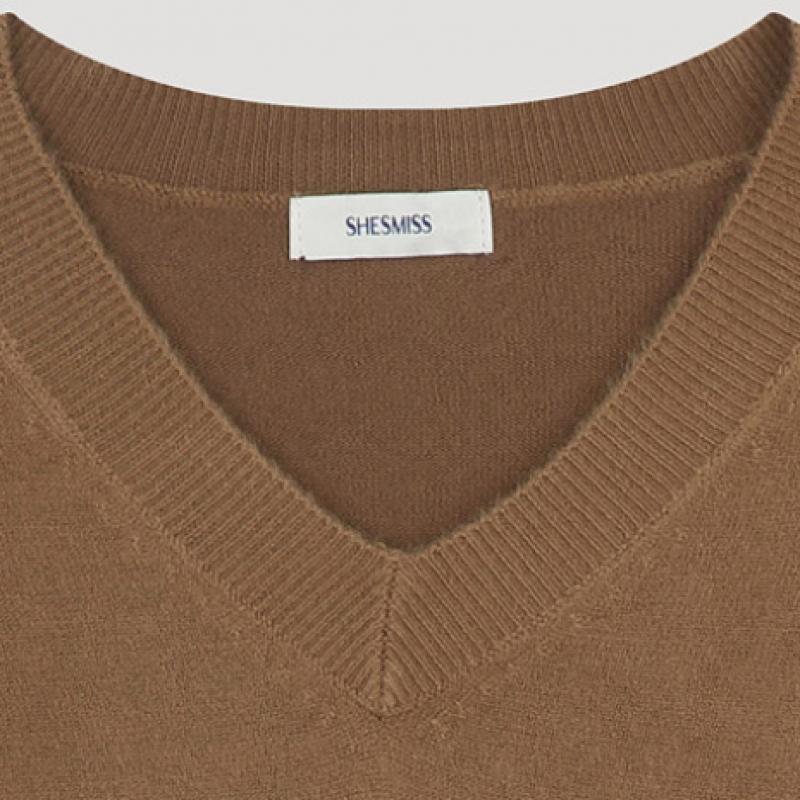 She S miSS Natural V Neck Knit SSkpoo42570 Ca