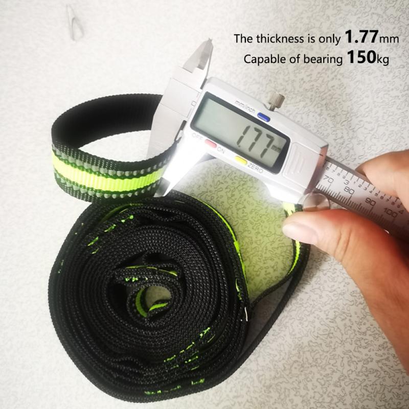 7-ступенчатая веревочная лестница для улицы, складная мягкая лестница для выживания и выживания в помещении, для тренировок на открытом воздухе, скалолазание