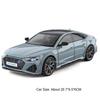 1:24 Металлические Литые Модели Автомобилей RS7 A6L Игрушки с Механизмом Оттяжки Колесо Рулевое Управление Миниатюрная Модель Автомобиля для Мальчиков Декорация Подарки