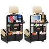 SURDOCA Car Backseat Organizer with Foldable Tray for Kids and Adults New Seat Storage with Touchable Tablet Road Trip Essentials Fits Most Set –