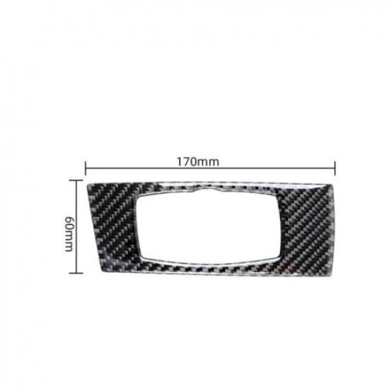 Carbon Fiber Interior Headlight Control Cover Trim For BMW X5 E70 X6 E71