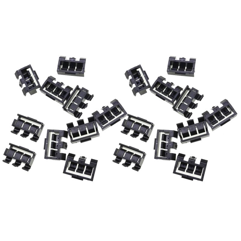 20Pcs Roof Rain Gutter Trim \Molding \Clip For BMW 1 Series For E82 E90 E92 51137077127 Fixed \Clips Car Interior Accessories