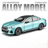 Литой Миниатюрный Автомобиль 1/24 BMW I5 M60 Модель Автомобиля из Сплава со Звуком и Светом Детская Игрушка Транспортное Средство Подарок на День Рождения Домашний Декор