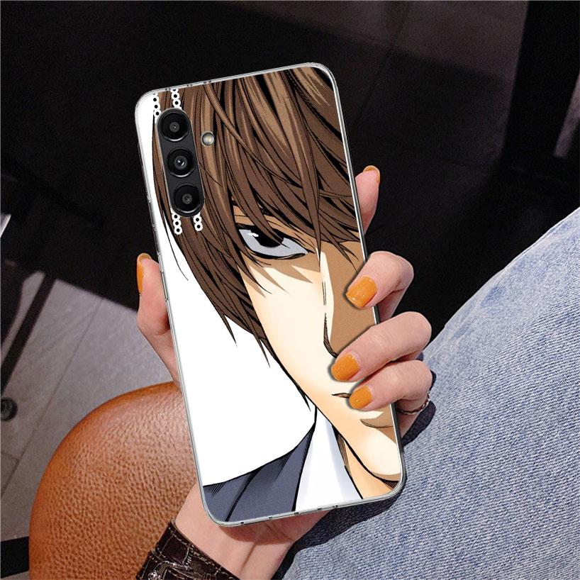 N-Note D-Death Yagami Light Phone Case For Samsung Galaxy A17 A16 A15 A14 A13 A57 A56 A55 A54 A53 A37 A36 A35 A34 A33 A26 A25 A2