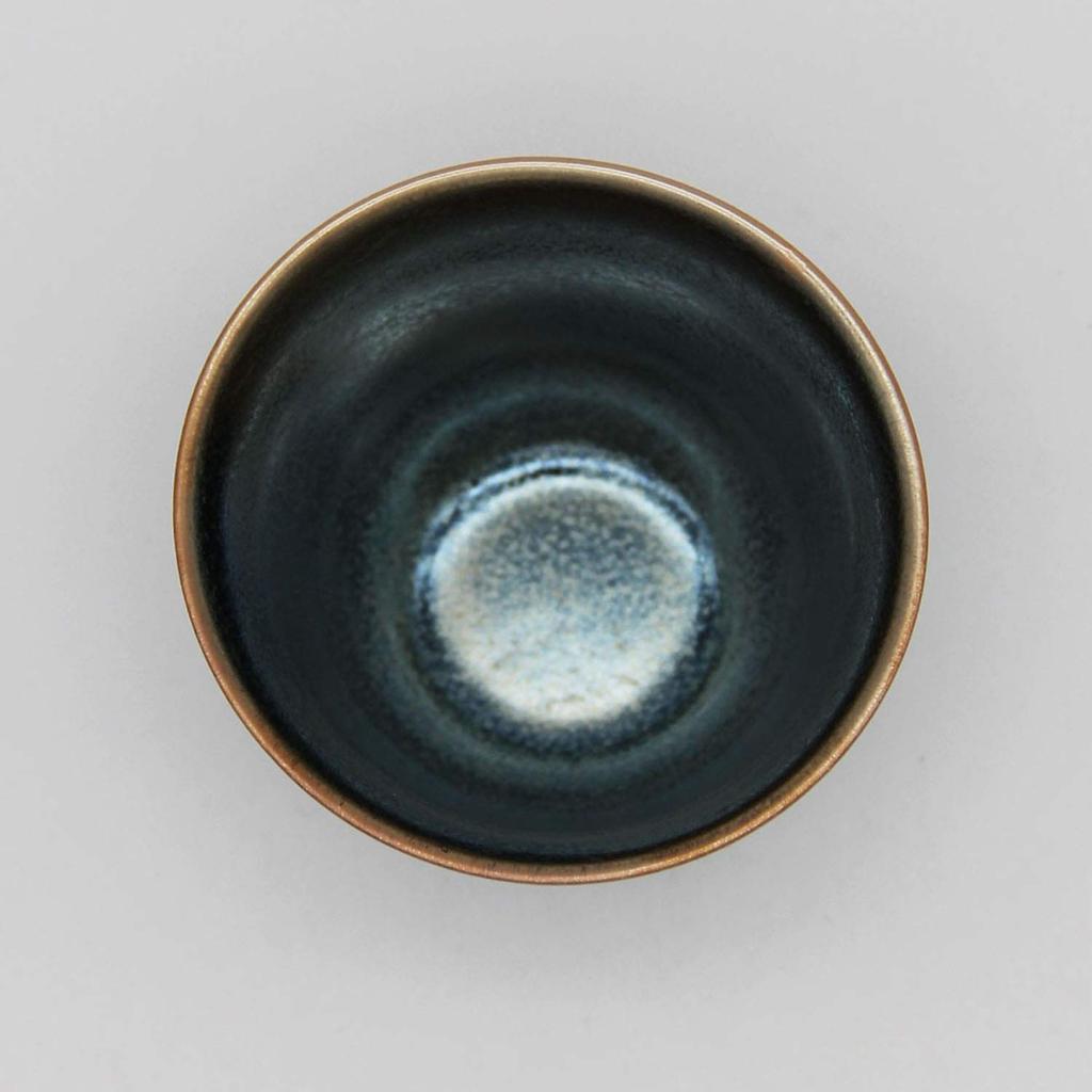 Керамика Садзи Банко Сенча Ультрамарин Сделано в Японии Чаша, Синяя, 74-9,