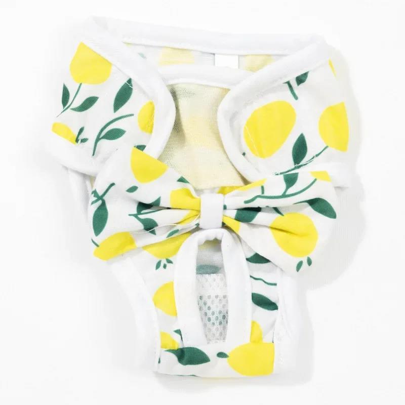 Dog Diapers Physiological Pant Puppy Women's Panties Shorts Underwear Washable Female Diper Pet Cat Clothes S-XL