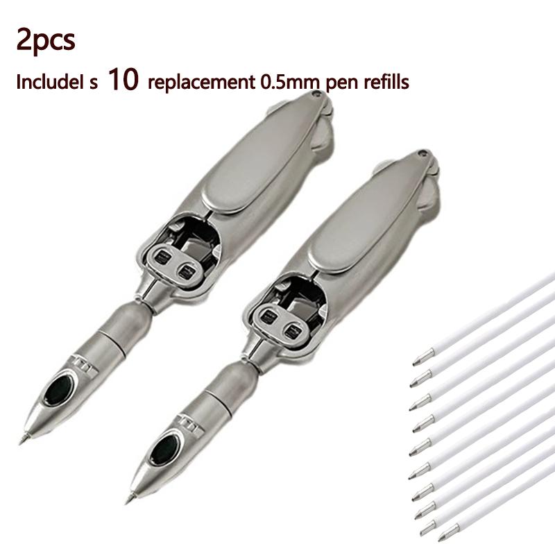 1pcs Transformable Pen Stress-relieving automatic fun stationery Push-button ballpoint pen