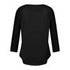 Womens 3/4 Sleeve Daily Weekend V Neck Casual Printed Tshirts Loose Fit Pleated Tees Ladies Blouse