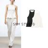 Spring and Summer New Women's Clothing Cropped Short Skirt Hem Stretch Halter Top 2988777 4661029
