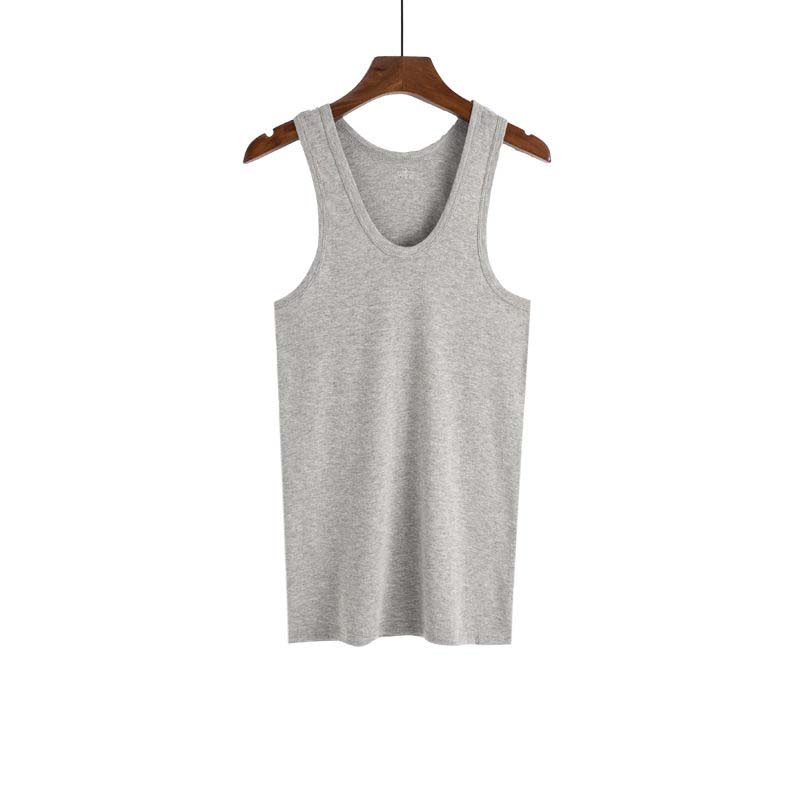 Мужской жилет из чистого хлопка, спортивная молодежная эластичная майка для фитнеса