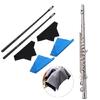 Flute Cleaning Kits Flute Polishing Cloth & Cleaning Stick Woodwind Instruments