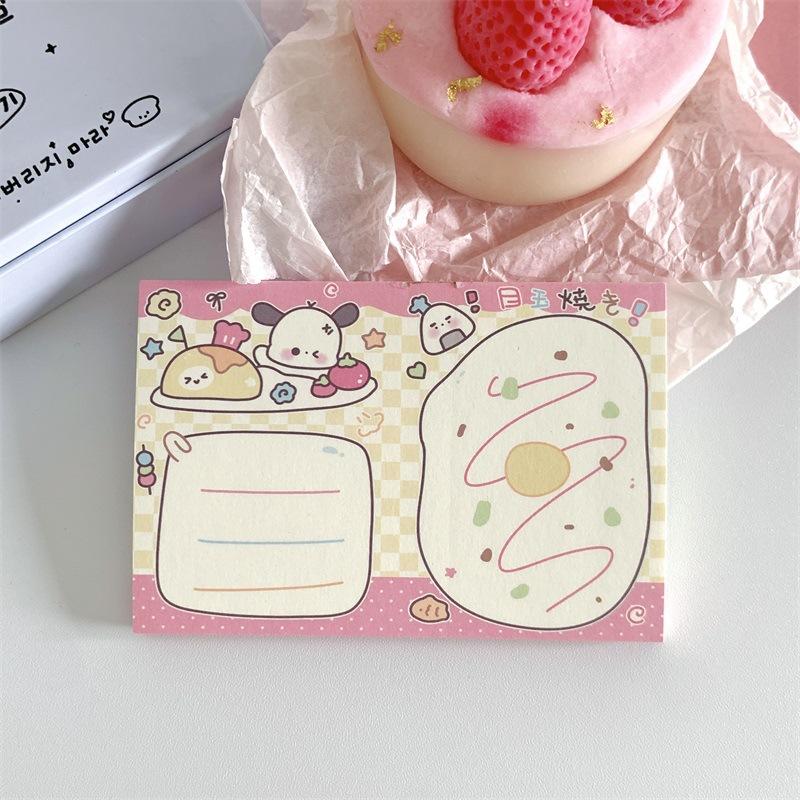 MINKYS 50 Sheets Kawaii Cartoon Memo Pads Paper To Do List Journal Note Paperlaria DIY Material Stationery