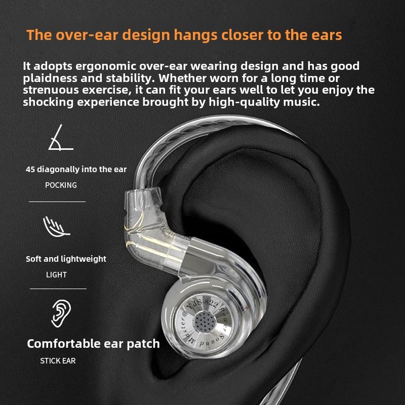 Внутриканальные наушники Conch Проводные наушники с диафрагмой HiFi Hi-Fi Sound Наушники с шумоподавлением Трансформируемые Bluetooth-наушники