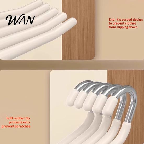 Suit Trousers Hanger 10PCS Trouser Rack No Clips or Teeth Marks Hangers Pull Out Pants Without Creases Hold Multiple Scarves Ties Organizer Clip-free